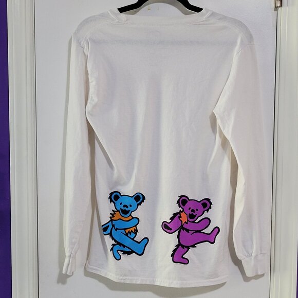 GRATEFUL DEAD RAINBOW DANCING BEAR COTTON LONG SLEEVE T-SHIRT S - Picture 5 of 8